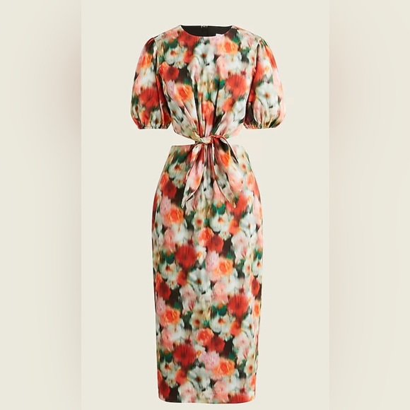 J. Crew Dresses & Skirts - NWT J. Crew Cutout dress in Liberty Fabric Hazy Days Floral in Size 4